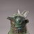 Late 19th Century Bronze Owl-Form Ritual Vessel With Lid, 1850g, Archaic Motifs For Sale - Image 9 of 10