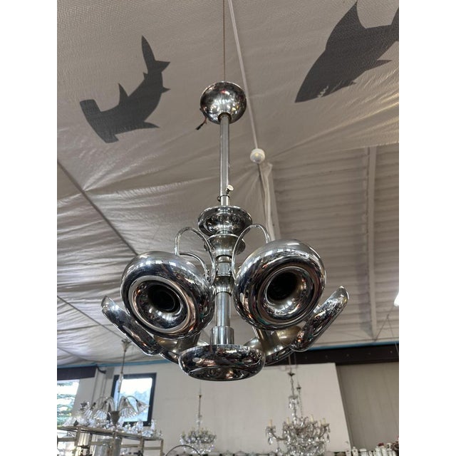 Chandelier attributed to Gaetano Sciolari for Sciolari For Sale - Image 10 of 10