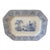Adams & Sons Blue Transferware Plate, Circa 1835-55 For Sale
