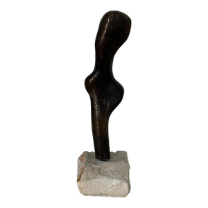 Bronze Female Torso Sculpture by Artist D. Garmen