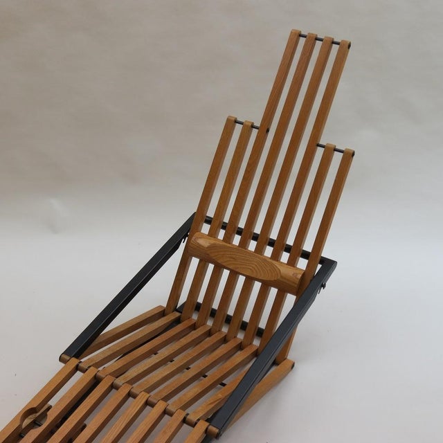 Set of Yoga Chairs in Ash by Jim Warren, 1979 For Sale - Image 6 of 18