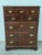 Chippendale Drexel Heritage Flame Mahogany Chippendale Chest of Drawers For Sale - Image 3 of 8