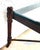 Maitland Smith Style Faux Bamboo Glass & Leather Cocktail Table For Sale - Image 13 of 13