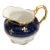 Late 19th Century J. Pouyat Limoges Porcelain Fleur De Lis Royal Blue & Gold Gilt Creamer For Sale