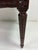 This is an early 20th century newly upholstered French country bench. This bench has been newly upholstered in a plush...