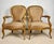 1950s 20th Century French Louis XV Armchairs, 1950, Set of 2 For Sale - Image 5 of 11