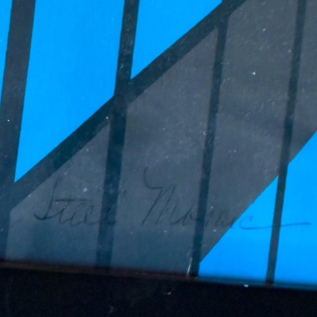 1985 Limited Edition Modern Abstract Cityscape Serigraph Title Steel Mosaic #175/450 by Don Munz For Sale - Image 9 of 18