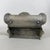 Vintage Silver-Plated Metal Double Desk Inkwell with Pen Rest, 1900s For Sale - Image 6 of 11