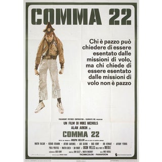 1970s Catch-22 1970 Italian Due Fogli Film Poster For Sale