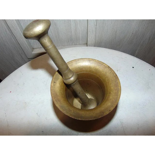 Pre-War Bronze Mortar, 1890s For Sale - Image 3 of 6
