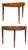 Pair of French Maple Demilune Tables with Turned Legs from the 1840s For Sale