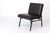 Vintage Lounge Chair in Black Faux Leather from Stol Kamnik, Slovenia, 1960s For Sale - Image 3 of 9