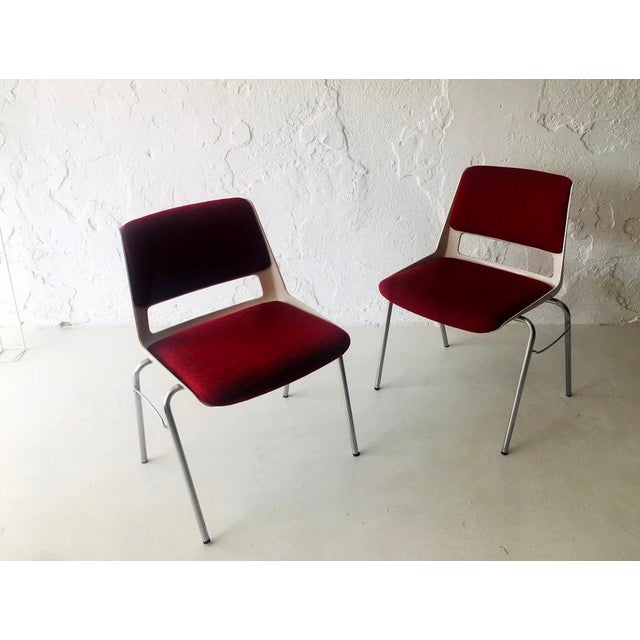 Modern Stackable Desk Chair from Drabert, 1970s For Sale - Image 3 of 7