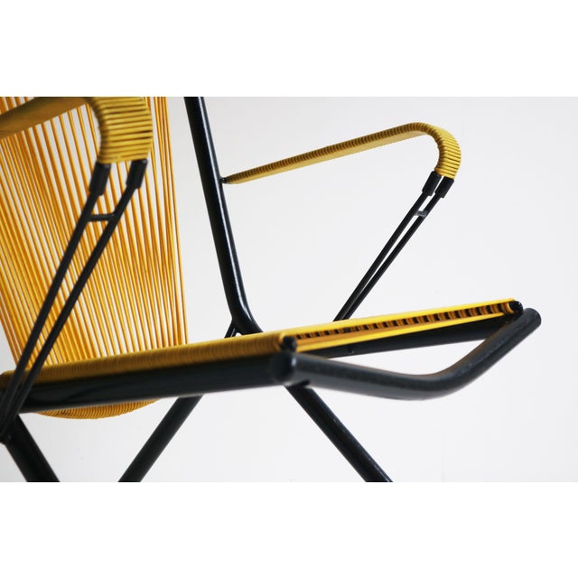 Foldable Lounge Chair by Andre Monpoix for Meubles TV, France, 1950 For Sale - Image 10 of 12