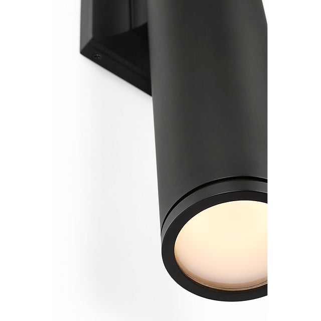 Chapman & Myers for Visual Comfort Signature Provo 28" Canister Light in Matte Black For Sale - Image 9 of 11
