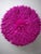 Juju hat pink of 31" (80 cm). Juju hat made with natural feathers and rattan. Juju hat woven and handcrafted. Beautiful...