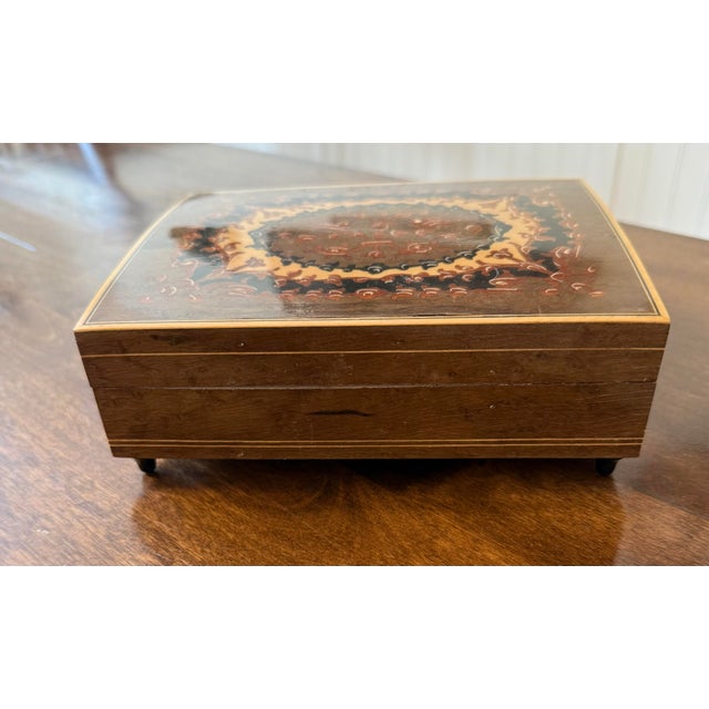 Italian Funiculi-Funicular Musical Jewelry Box For Sale - Image 6 of 9