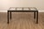 Chinese Chippendale Black Lacquered Dining Table With Two Leaves, Inset Glass For Sale - Image 18 of 18