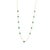 Metal 14k Yellow Gold 6.84ct Pear-Cut Natural Emerald Station Necklace With Diamonds For Sale - Image 7 of 18
