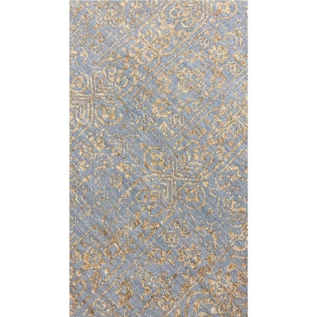 1990s Handwoven Transitional Runner Rug 3x10 For Sale - Image 9 of 10