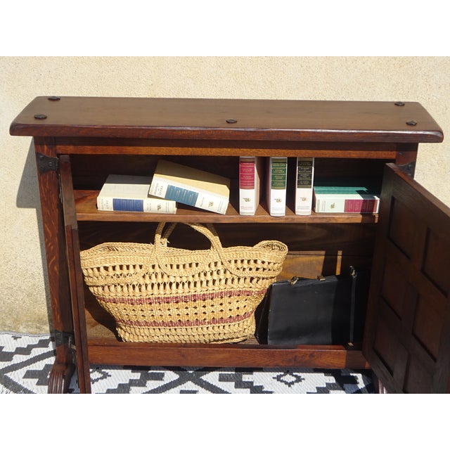 Oak and Wrought Iron Sideboard, 1950s For Sale - Image 11 of 18