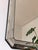 Hollywood Regency Large Vintage Deknudt Full Length Beveled Panel Mirror – Silver and Black, Belgium, 1980s For Sale - Image 3 of 9
