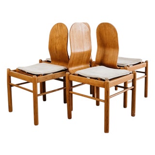 Vintage Scandinavian Dining Chairs, 1970s, Set of 4 For Sale