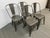 Design Plus Gallery presents a Set of Four Galvanized Steel A-Chairs by Xavier Pauchard for Tolix. These chairs are heavy-...