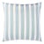 Scalamandre 22" x 22" Piano Stripe Pillow in Robin'S Egg For Sale