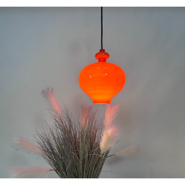 Glass Hanging Lamp by Hans Agne Jacobsson for Staff, 1960s For Sale - Image 14 of 18