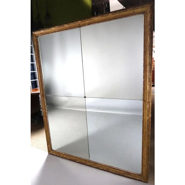 Large Gilded Wood Mirror, Late 18th Century-Early 19th Century For Sale - Image 5 of 10