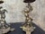 Brass Antiqued Brass Horse Candlestick Pair For Sale - Image 8 of 10