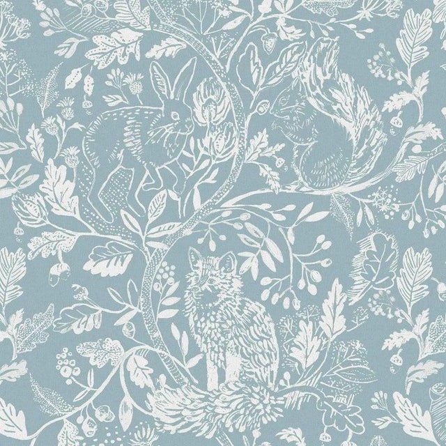 Cademuir Aqua WideWidth Wallpaper Price Per Yard Chairish