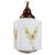 Art Deco Bronze and Hand-Painted Opaline Skyscraper Pendant Light, 1940s For Sale - Image 13 of 13