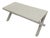 White Velvet Fully Upholstered Accent Bench For Sale