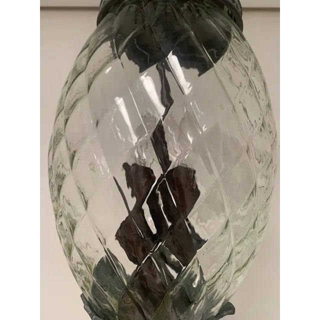 1990s Hinkley Pineapple Plantation Pendant Light For Sale - Image 10 of 10