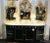 Jansen Hollywood Regency Sideboard, Console, Ebony W Marble Top and Bronze Deco For Sale - Image 10 of 13