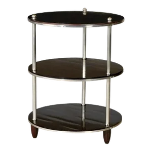 Late 20th Century Barbara Barry for Baker Furniture Mahogany Etagere or Side Table
