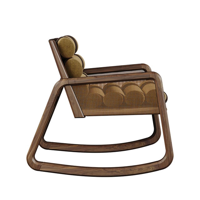 Metal William Rocking Armchair by Wood Tailors Club For Sale - Image 7 of 18