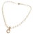Bochic "Capri" Vintage Pearl & Pink Quartz Necklace Set 18K Gold & Silver For Sale - Image 15 of 18
