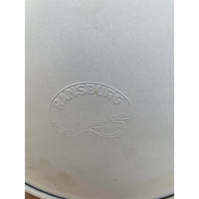 Mid 20th Century Ransburg Floral Tin Canister For Sale In Milwaukee - Image 6 of 7