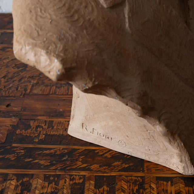 General George C. Marshall Plaster Bust by Rosario Russell Fiore For Sale - Image 11 of 12