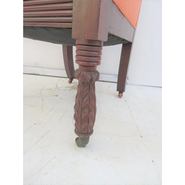 Early 20th Century 19th Century Empire Acanthus Carved Armchair For Sale - Image 5 of 7