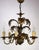 Mid-Century Modern Hollywood Regency Gilt Metal Palm Tree Chandelier, 1960s For Sale - Image 3 of 13