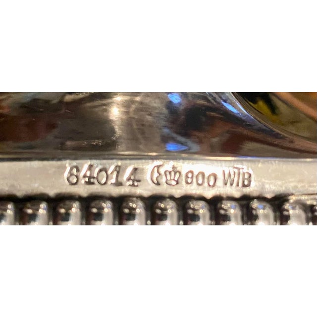 Late 19th Century Wilhem Binder 800 German Silver Centerpiece Bowl For Sale - Image 11 of 12