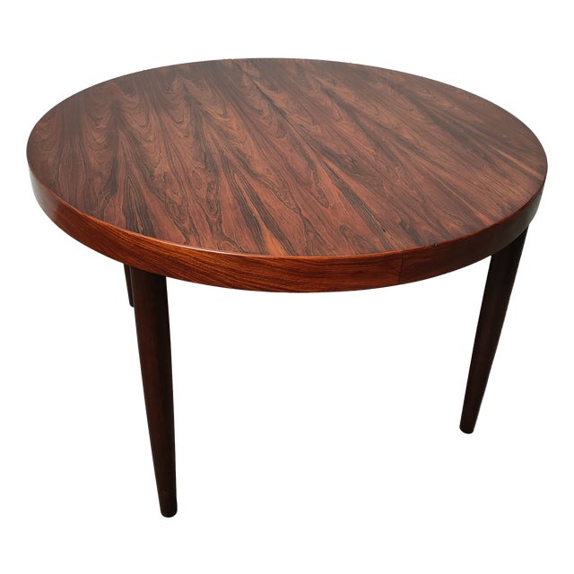 Mid-Century Extendable Palisander Dining Table from Dinamarca, 1970s For Sale