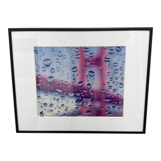 Craig Fonarow Raindrops Color Photograph, Signed For Sale