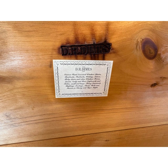 Estate Dr Dimes Custom Tiger Maple Sideboard For Sale - Image 4 of 12