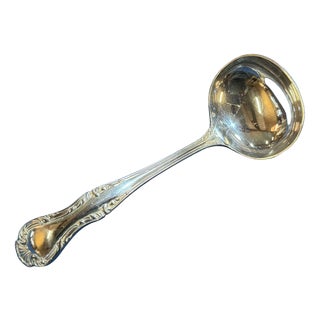 Silver-Plated Russell Pattern Sauce Spoon from Mappin and Webb For Sale