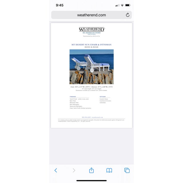 1990s Weatherend Estate Outdoor Furniture For Sale - Image 10 of 12